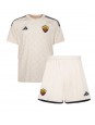AS Roma Lorenzo Pellegrini #7 Venkovní dres pro děti 2023-24 Krátký Rukáv (+ trenýrky)